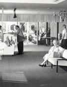 Disneyland Hotel early lobby vintage photo